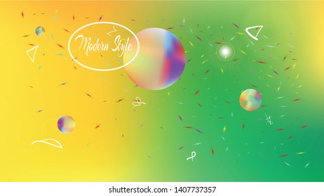 Abstract space background picture. Liquid hi-res and fresh. Illustration, mesh. Stars, planets, signs. Colorful universe new background cosmos abstraction.