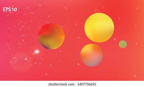 Abstract space background picture. Professional hi-res and fresh. Illustration, color. Stars, planets, signs. Colorful universe new background cosmos abstraction.