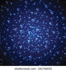 Abstract space background with stars 
