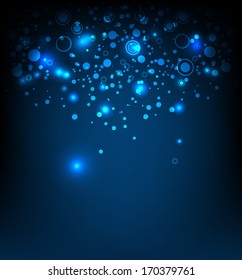 Abstract space background. Vector