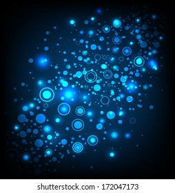 Abstract space background. Vector
