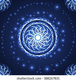 Abstract space background. Vector illustration 10 EPS