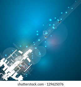 circuito espacial abstracto de cibertecnología de alta tecnología de fondo de negocios