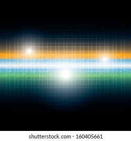 abstract space of a digital color background. vector eps10