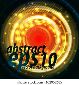 Abstract space explosion glow vector background