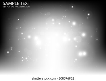 Abstract space glitters background illustration - Vector abstract sparkle shiny background