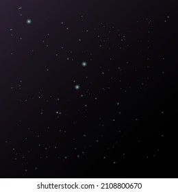 Abstract space night shining star background with stars, vector illustration