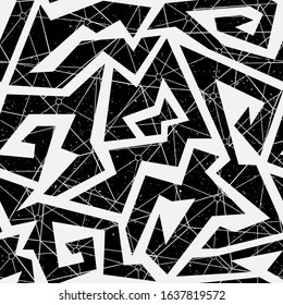 Abstract space pattern with grunge effect