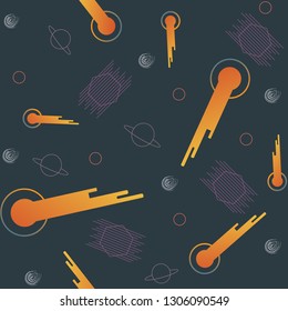 Abstract space pattern - Vector