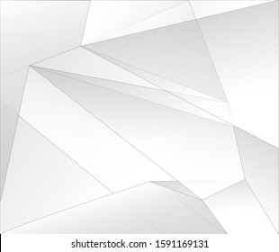 abstract space polygonal calm smooth element clean white background