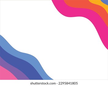 Resumen y espacio para poner el diseño de la ilustración de vector de texto color de fondo colorido creativo para banner de negocios, afiche, volante, tarjeta, portada