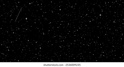 Abstract space. Seamless vector pattern