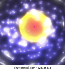 Abstract space sky background stars and the sky