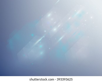 Abstract space soft blue light line graphic future background design vector