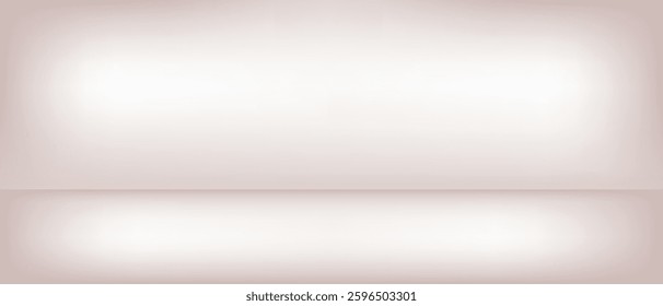 Abstract space studio pastel pink background, Room 3d gallery limbo backdrop, Vector illustration.
