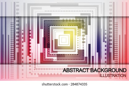 abstract space system cyber high technology business background