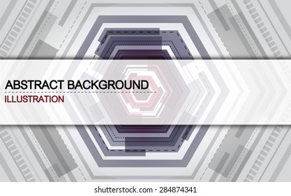 abstract space system cyber high technology business background