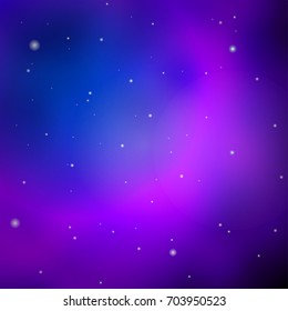 Abstract space texture with bright stars