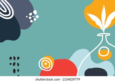  abstract space turquoise color background element concepts design illustration vector