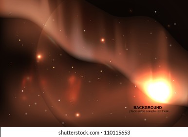 Abstract space vector background