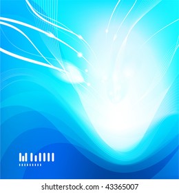 Abstract space vector background for design