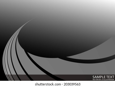 Abstract space vector background illustration - Abstract dark space background illustration