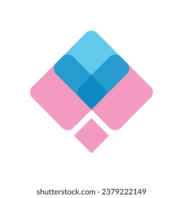 abstract spade logo icon vector design