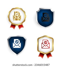 Abstract Spam Mail Badge and Label Collection, can be used for business designs, presentation designs or any suitable designs.