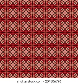 Abstract spanish mosaic illustration pattern. EPS Vector file. Hi res JPEG included. 