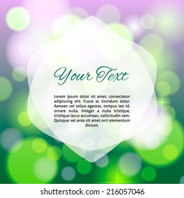 abstract sparkle bokeh circles vector background