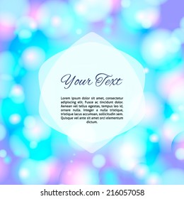 abstract sparkle bokeh circles vector background