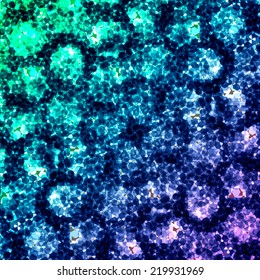 abstract sparkle purple polygon triangle emerald kaleidoscope background