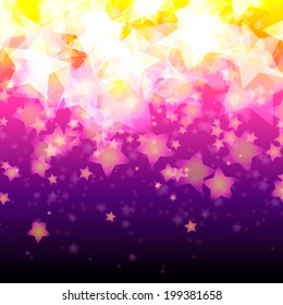 abstract sparkle stars background