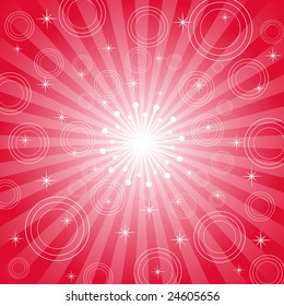 Abstract Sparkling Burst Background