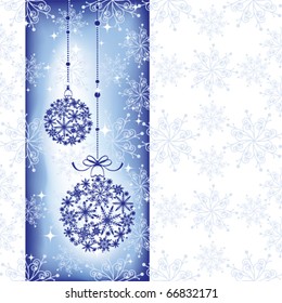 Abstract sparkling Christmas seamless pattern greeting card