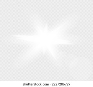 Resumen de textura brillante brillante brillante. Efecto de partícula brillante. Estrellas de polvo de estrella del espacio brillante de plata sobre fondo transparente. Glare