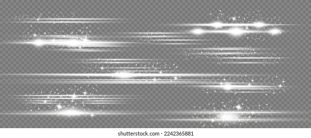 Resumen de textura brillante brillante brillante. Efecto de partícula brillante. Estrellas de polvo de estrella del espacio de brillo plateado de partículas brillantes sobre fondo transparente