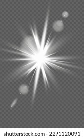 Abstract sparkling glitter texture. Shiny particle effect. Silver glittering space star dust trail of glittering particles on transparent background. Glare