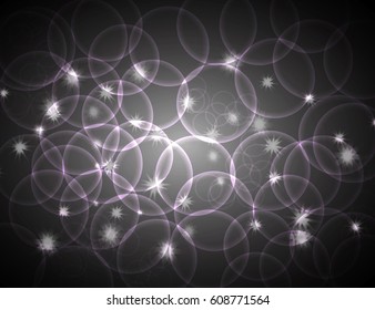 Abstract Sparkling Holiday Background bokeh effect. Vector Illustration.
