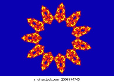 abstract sparks with blue background vector