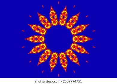 abstract sparks with blue background vector