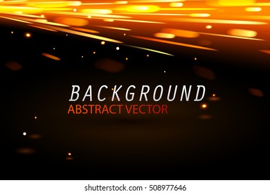 Abstract of Sparks glow special effect and background, vector art and illustration.