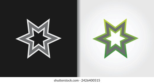 abstract sparks logo set vector