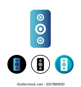 Resumen Diseño plano del conjunto de iconos del altavoz