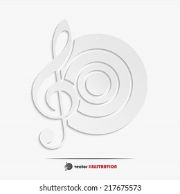 Abstract speaker web icon for your design