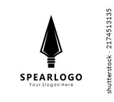 abstract spearhead logo vector template