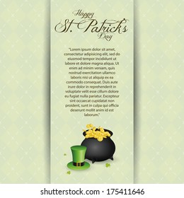 abstract special happy St. Patrick's day background