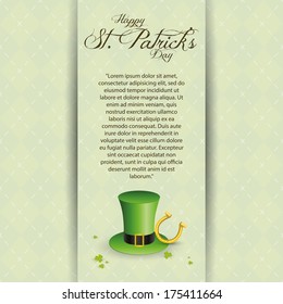 abstract special happy St. Patrick's day background