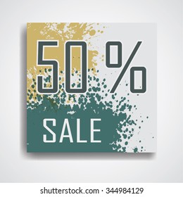 Abstract Special Sale Vector Illustration. 