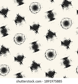 Abstract Speckled Ink Dots Pattern